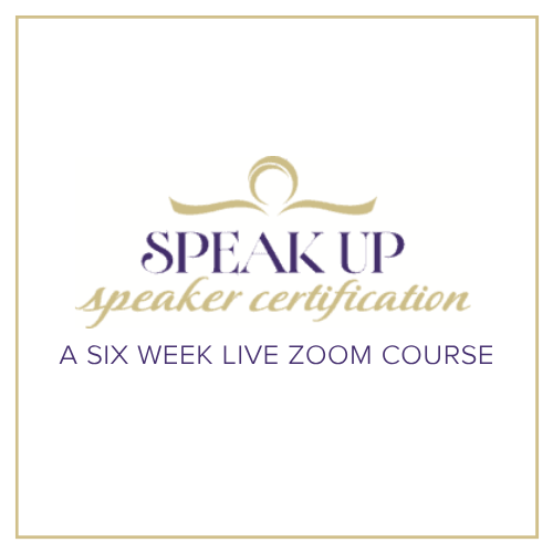 Speak Up Speaker Certification Course